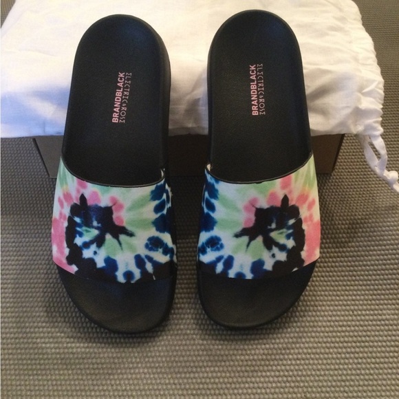 Brandblack Shoes - Brandblack Los Angeles Tie Dye  Slides Size 6 1/2